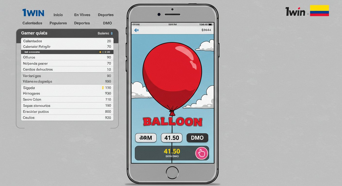 Detalles balloon app 1win